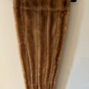 1950'S FUR STOLE WITH POCKETS